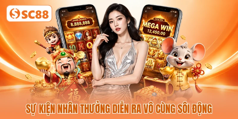 Sự kiện nhân thưởng diễn ra vô cùng sôi động